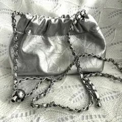 PoshAlma Miaoshe シルバー 2way ショルダーバッグ　バック