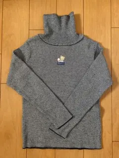 ファミリア　110 ストライプ タートルネック Ｔシャツ