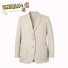 【美品】UNIQLO : C ユニクロシー テーラードジャケット ベージュ S