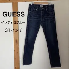 美品　GUESS ゲス ストレッチ スキニーデニム インディゴ 31インチのサムネイル