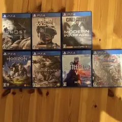 PS4 ゲーム7本セット　cod bf5 MHW