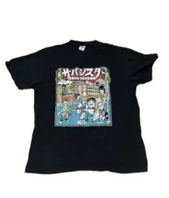 サバシスター GAIN GROUND コラボ Tシャツ　ブラック　Lサイズ