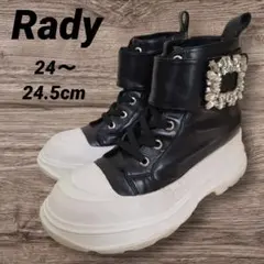 rady レディー 厚底スニーカー ビジューベルト ハイカットスニーカー 24のサムネイル