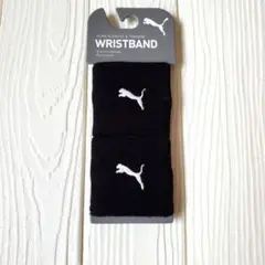 【PUMA 】プーマ 　リストバンドブラック 新品