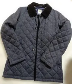 TAKEO KIKUCHI ネイビーキルティングジャケット フード付き Lサイズ