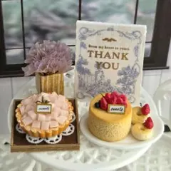 ミニチュアスイーツ　ハンドメイド　〜ケーキ&お菓子～