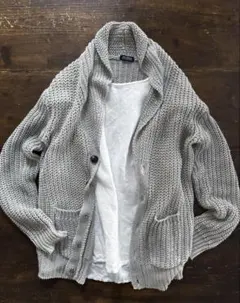 リネン カーディガン グレーのサムネイル