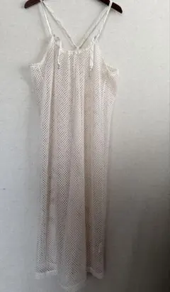 niko and... メッシュキャミワンピース アイボリー F