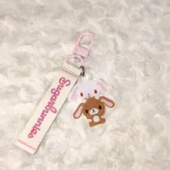 シュガーバニーズ ロゴ刺繍タグキーホルダー サンリオキャラクター大賞