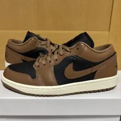 NIKE ナイキ ウィメンズ エアジョーダン1 ロー アーケオブラウン 27.5