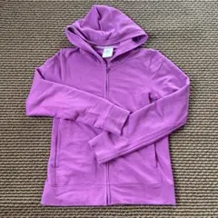 ユニクロ　DRY HOODED PARKA M パープル