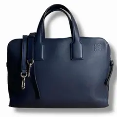 美品 LOEWE ロエベ ゴヤ ビジネスバッグ アナグラム レザー 2WAY