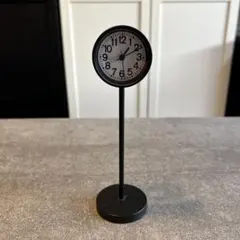 無印　公園の時計　ミニ　ブラック