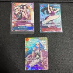 ワンピースカード ボア・ハンコック SR パラレル 4枚セット OP12-014