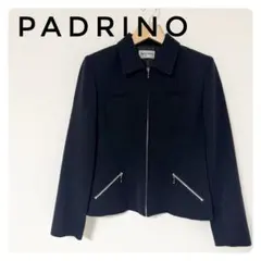 【極美品】PADRINO パドリーノジップアップジャケット ブラック