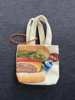 パペットスンスン　ミニミニトートバッグ　ハンバーガー