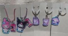 サンリオキャラクターズ マイメロ クロミ ツインチャーム＆めじるし まとめ売り
