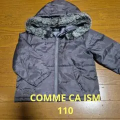 COMME CA ISM フード付きダウンコート 110