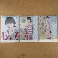 乃木坂46 生写真 冨里奈央 3種コンプ 2022.July-II 浴衣