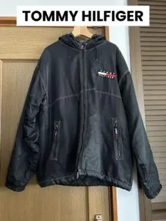 90s Tommy Hilfiger トミーヒルフィガー 中綿ナイロンジャケット