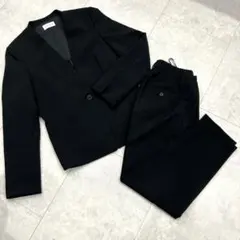 【極美品】PLST プラステ ノーカラー スーツセットアップ XS・S size