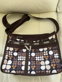 LeSportsac ショルダーバッグ 花柄 ブラウン※値下げしました！
