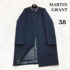 MARTIN GRANT  ウールコート MARTIN GRANT COCOON COAT グレンチェック コクーンコート