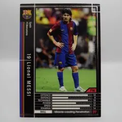 黒　リオネル・メッシ　奇跡を呼ぶドリブル突破　バルセロナ　WCCF　PANINI