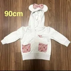 ミニーちゃん⭐︎裏起毛パーカー 90cm 女の子 可愛い