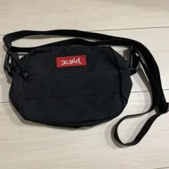 x-girl 黒 ショルダーバッグ