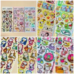 【新品まとめ売り】SNOOPY スヌーピー プリズムシール 3枚セット☆