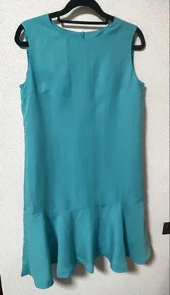 KBF ワンピース　ターコイズブルー　マーメイド　美品