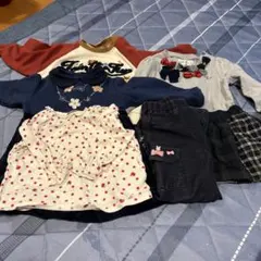 Miki House 4点セットとディズニートレーナー