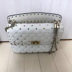 VALENTINO ロックスタッズバッグ ホワイトのサムネイル