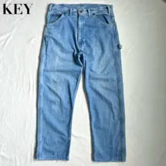 90s USA製 KEY キイ デニムペインターパンツ ワークパンツ TALON