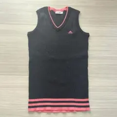 アディダスゴルフ　ニットベスト　レディースゴルフウェア