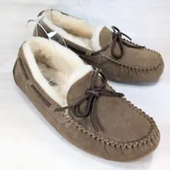 UGG アグ 26.0cm ブラウン系 スエード モカシン シンプル S569