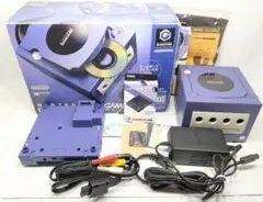 箱付 ゲームキューブ バイオレット バリューパック 通電のみ確認 現状品