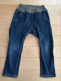 オフィシャルチーム デニムブルー リブウエスト 長ズボン