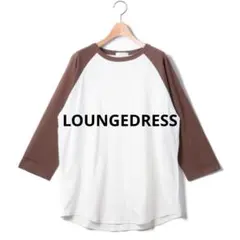 LOUNGEDRESS ラウンジドレス ラグランT ブラウン