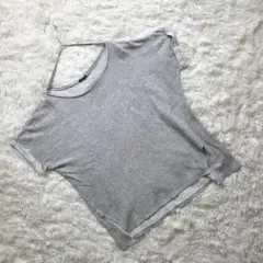 アーバンリサーチ　Tシャツ　半袖　F　スリット　グレー
