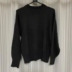 Reina Hoshi クルーネック ニット ブラック L