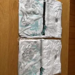 鬼滅の刃イラスト入りホワイトTシャツ2枚セット　Mサイズ
