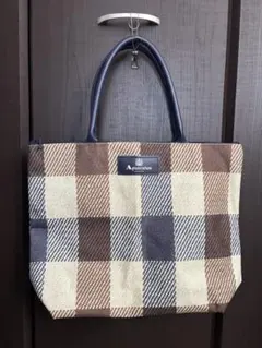 Aquascutum チェック柄 トートバッグのサムネイル