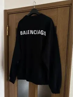 【激レア】BALENCIAGA バレンシアガ　ポロシャツ　長袖　黒　完売モデル 激レア】BALENCIAGA バレンシアガ ポロシャツ 長袖 黒 完売モデル