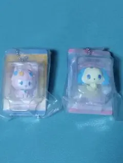 ジュエルペット パッケージミニチュアチャーム　サフィー　エンジェラ2点セット