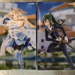 リゼロ　GiGO限定　王選候補者と騎士フィギュア　クルシュ　フェリス　フィギュア