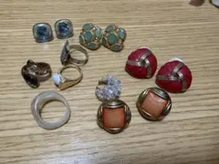 ヴィンテージアクセサリー　まとめ売り　ピアス　リング　イヤーカフ