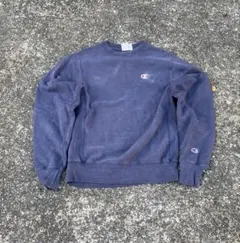 Champion リバースウィーブ　スウェット　青タグ　古着　ネイビー