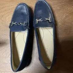 REGAL ネイビー ローファー 金具付き